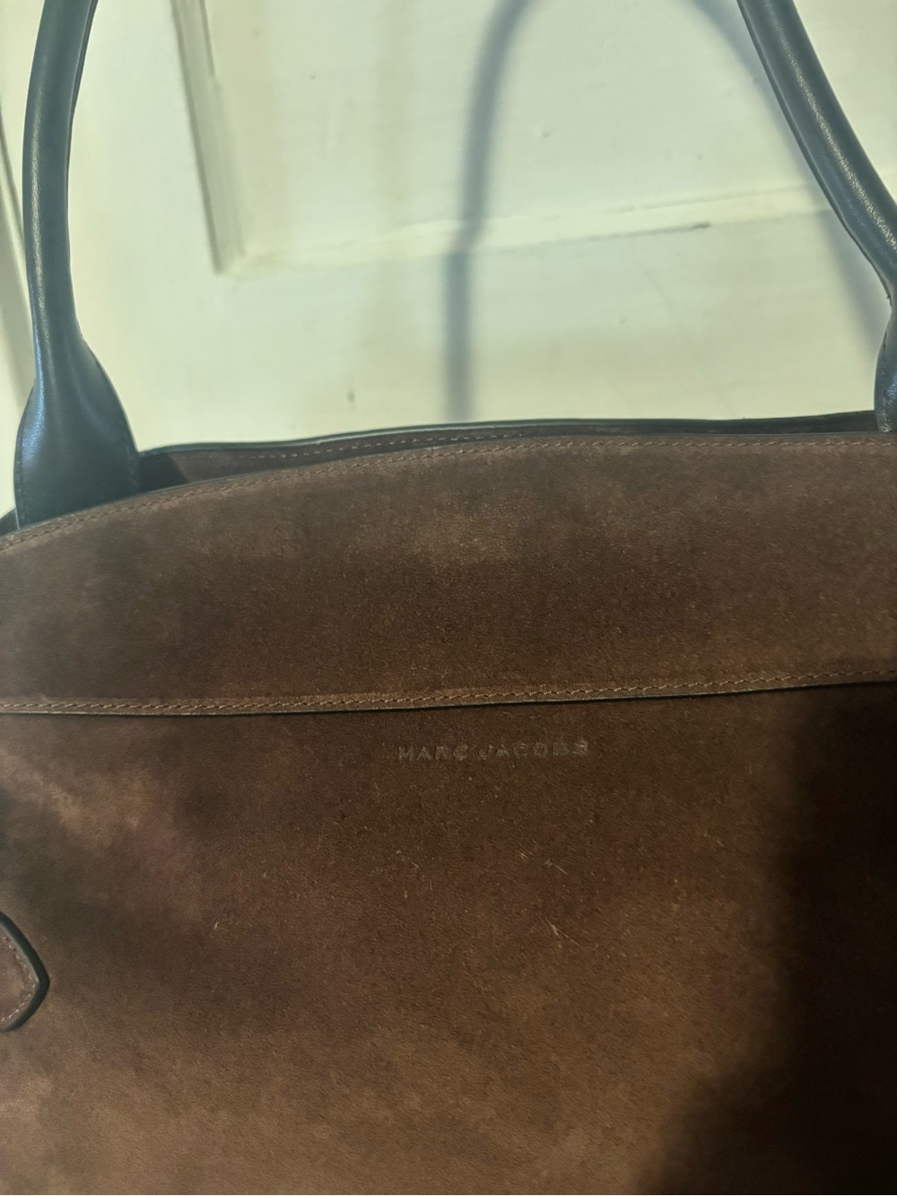 Marc Jacobs dark brown suede Dakota Satchel NWOT - Picture 4 of 13
